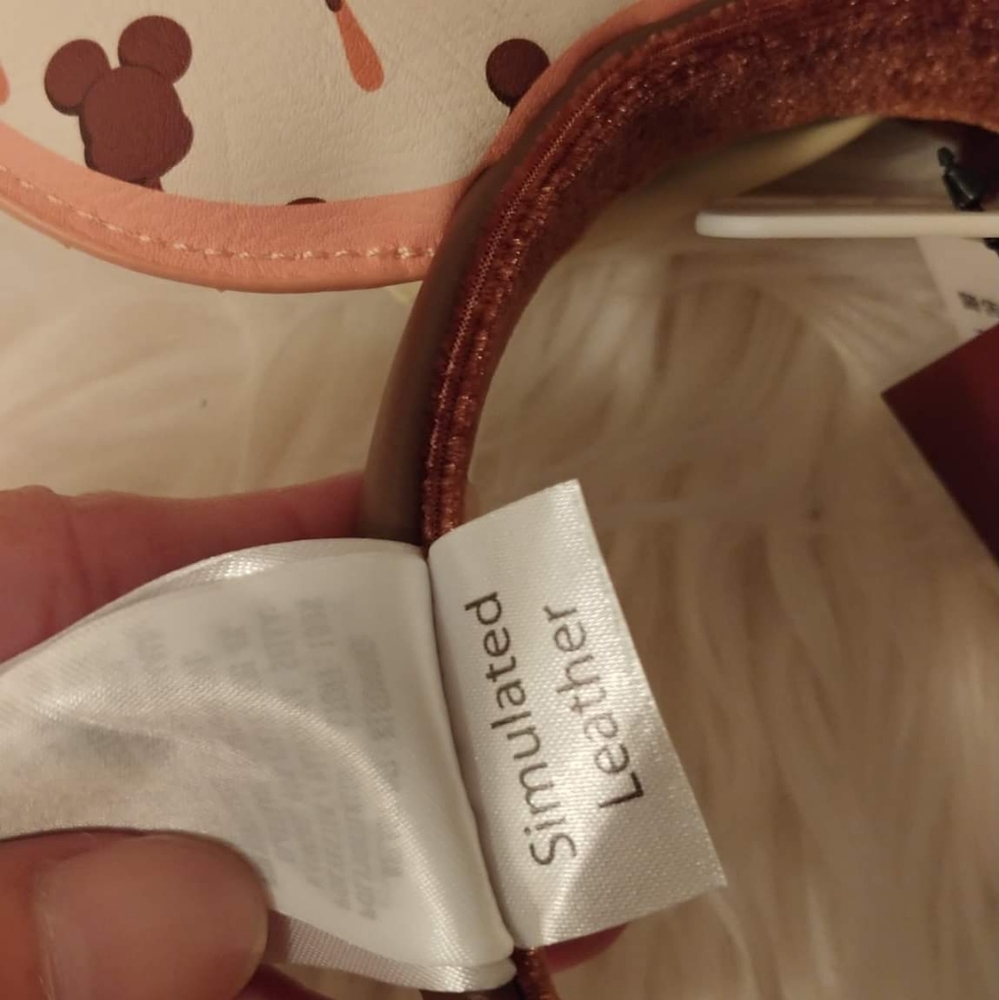 🤎FIRM! NWT DISNEY PARKS LOUNGEFLY MICKEY ICE CREAM BAR MINNIE MOUSE EAR HEADBAN - Picture 11 of 12